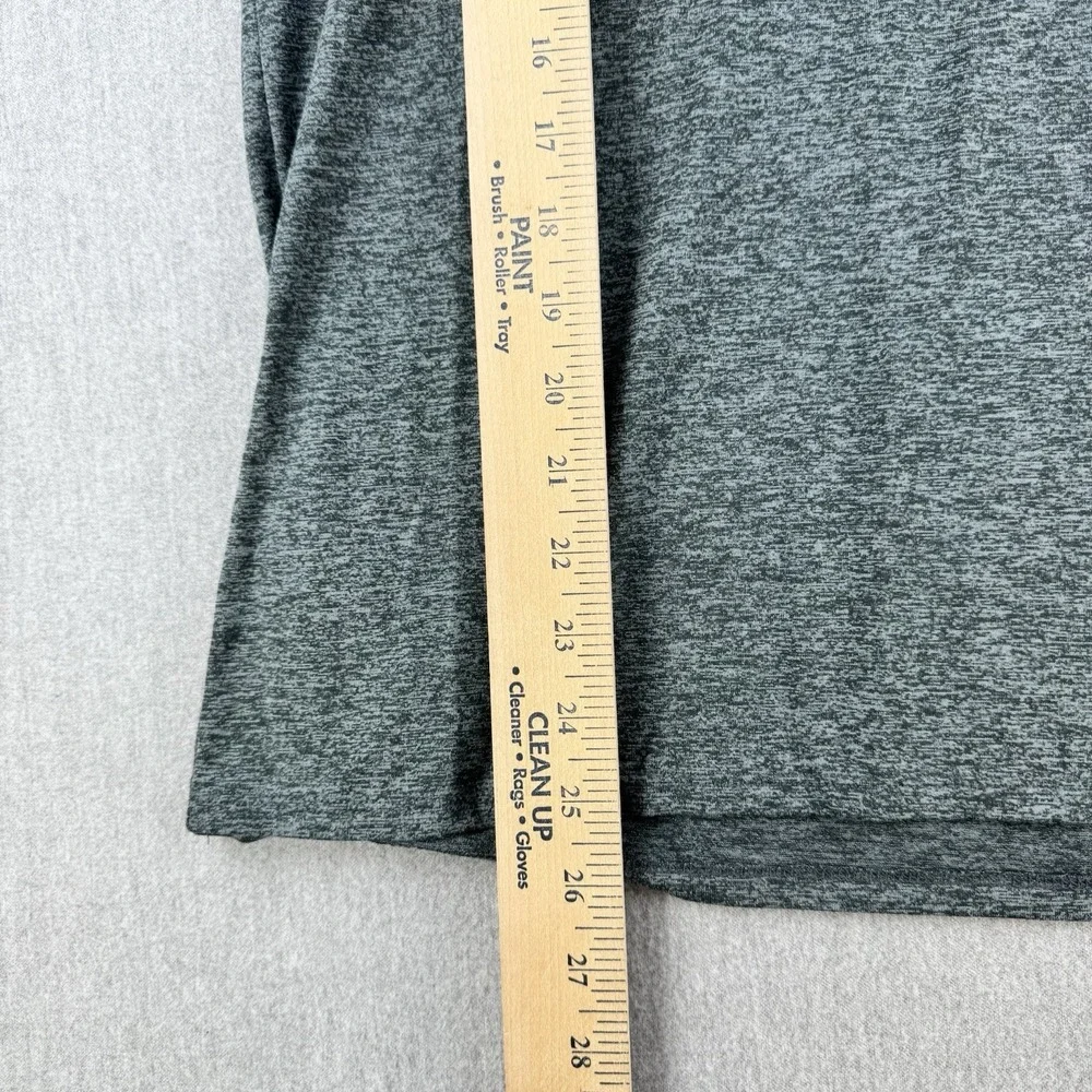 Nike Dri-FIT Athletic Top Womens Large Green Gray Short‎ Sleeve Tee